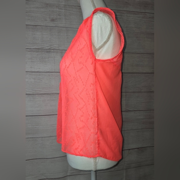 American Eagle Sheer Sleeveless Blouse Size XS - Picture 2 of 5